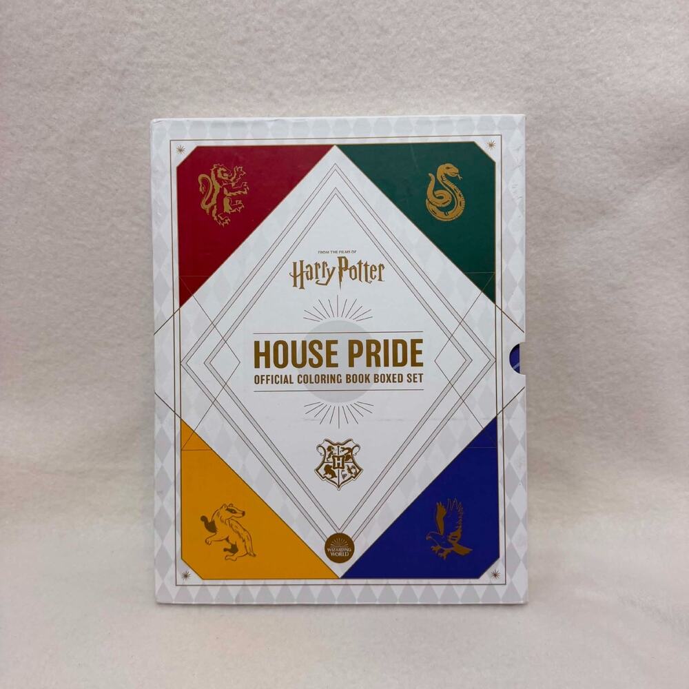 Harry Potter House Pride: Official Coloring Book Boxed Set Insight Editions NEW